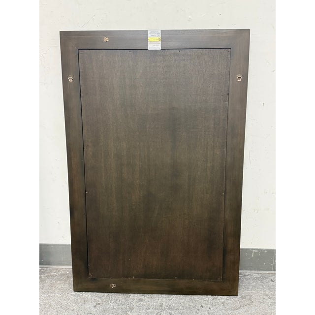 Brownstone Furniture Dark Finish Wall Mirror For Sale - Image 12 of 12