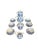 Antique Blue Onion Meissen Teichert Set of Teacups for 6 - 12 Pieces For Sale - Image 9 of 9