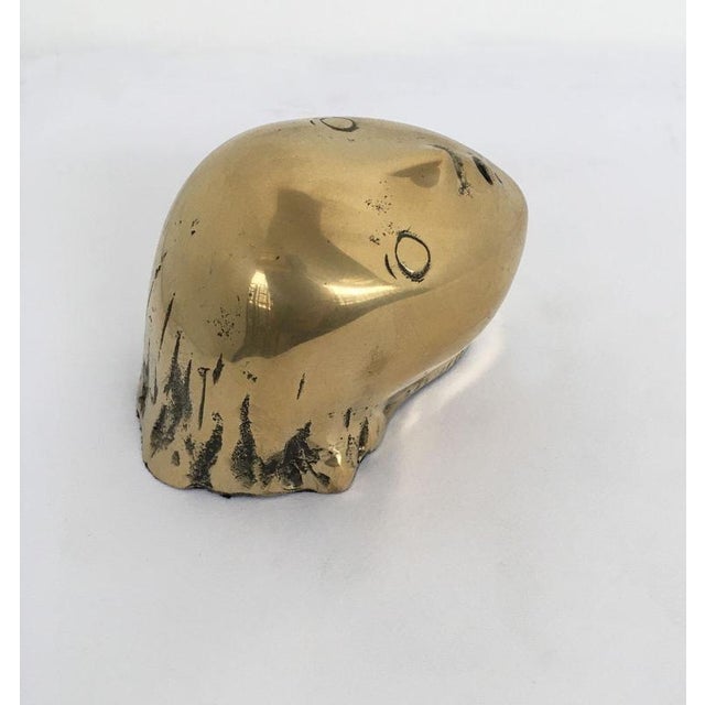 Vintage Italian Bronze Abstract Sculpture by Piero Perin, 1980 For Sale - Image 18 of 18