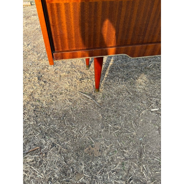 1940s French Art Deco Exotic Mahogany Sideboard or Credenzas For Sale - Image 12 of 12