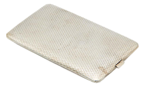 Silver Cigarette Case with Reliefs