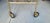 Mid-Century Modern MCM Vintage 1950s Gold Tone Bar Cart For Sale - Image 3 of 8