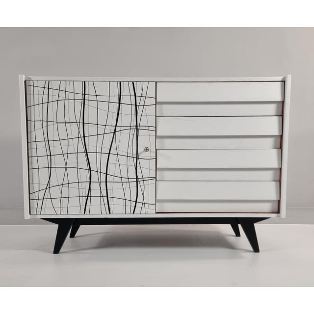 Vintage Commode in Oak, 1960s For Sale - Image 12 of 12