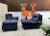 German Modular Lounge Chairs and Ottoman Set, 1960s, Set of 3 For Sale - Image 4 of 18