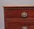 Hollywood Regency Antique Mahogany Bowfront Chest, 1810 For Sale - Image 3 of 11