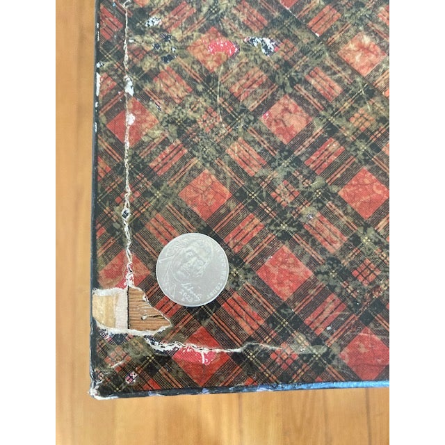 19th C. Antique Scottish Tartanware Trunk For Sale - Image 11 of 11