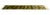 Custom Beni Mrirt runner handwoven in green and charcoal wool in an abstract tribal pattern. Dimenisons: 3' x 10'