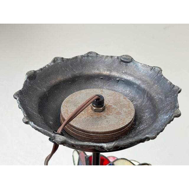 Vintage Tiffany-Style Table Lamp, 1970s For Sale - Image 16 of 17