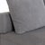 Modern Fabric Corner Sofa in Grey For Sale - Image 3 of 14