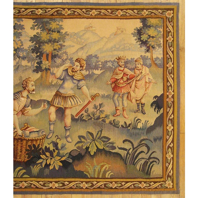 Late 19th Century French Allegorical Tapestry For Sale - Image 4 of 4