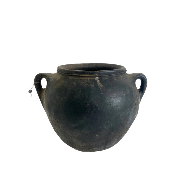 Antique Turkish Yoghurt Pottery Vessel For Sale In Los Angeles - Image 6 of 9