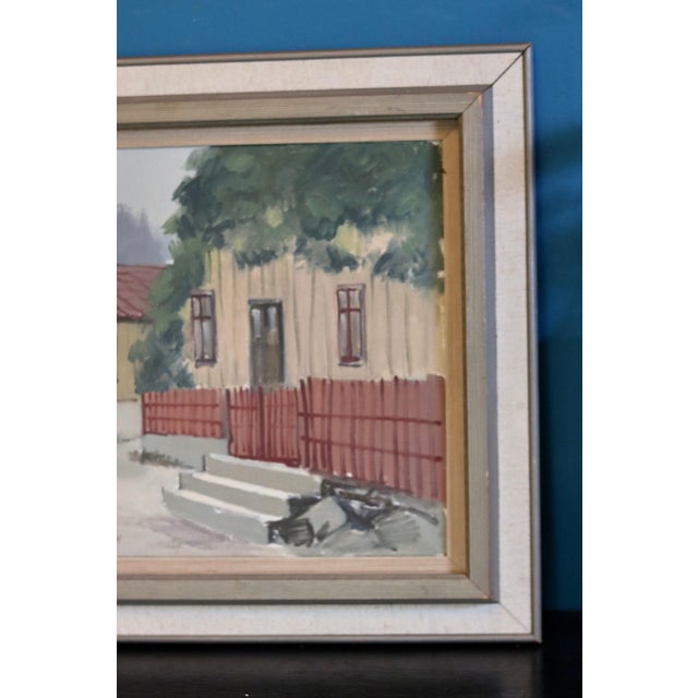 Gavik, Lilla Gatan Majorna Gothenburg, Oil, Framed For Sale - Image 6 of 9