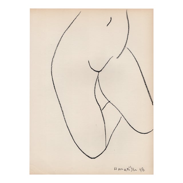 Henri Matisse, Nude, 1952, Lithograph For Sale