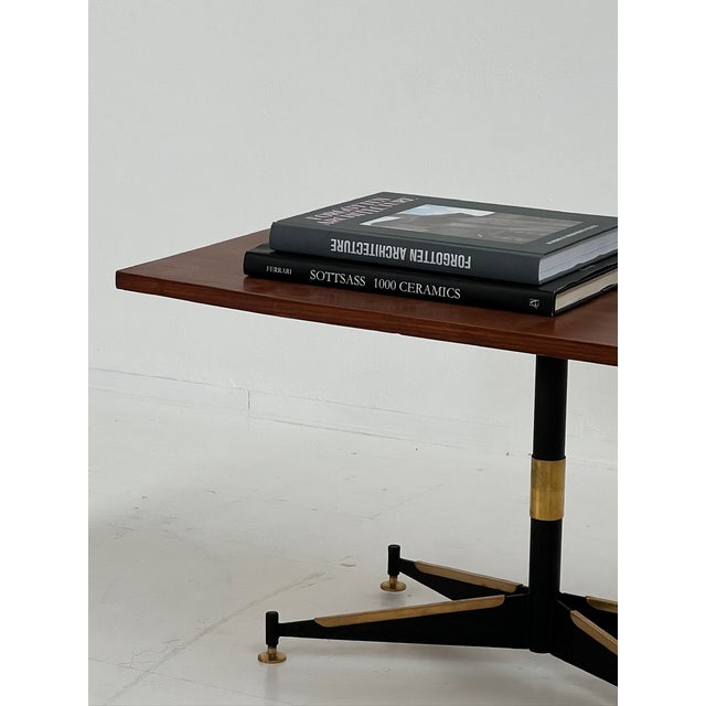 Metal Coffee Table attributed to Ignazio Gardella For Sale - Image 4 of 9