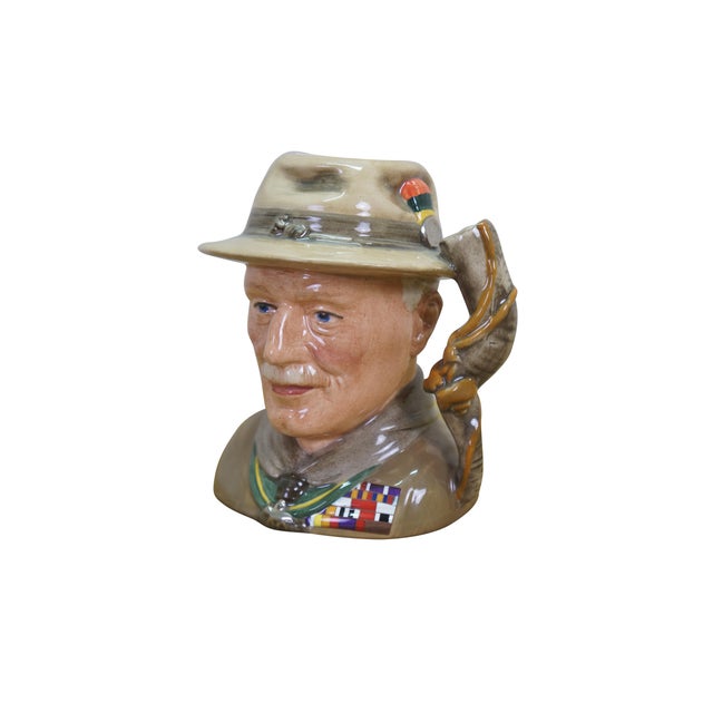 • Royal Doulton Robert Baden-Powell, founder of the Boy Scout movement. #D7144 • Designer / Modeler: William K. Harper...