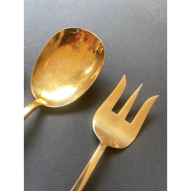 1950s Scanline Flatware for 6 by Sigvard Bernadotte, 1950s, Set of 39 For Sale - Image 5 of 17