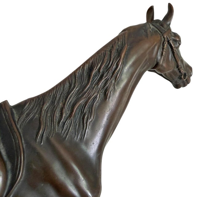 Bronze Thoroughbred Horse Sculpture For Sale - Image 13 of 18