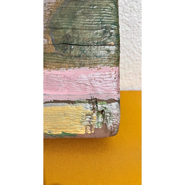 Edward Avedisian, Mod Abstract Expressionist Modernist Oil Painting Edward Avedisian Color Figure For Sale In Miami - Image 6 of 9