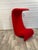 Red Vintage Amobe Lounge Chair by Verner Panton for Vitra, 1970s For Sale - Image 8 of 8