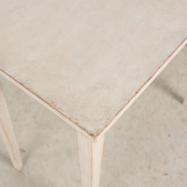 Gray Pair, Early 20th Century Swedish Gray Side Tables For Sale - Image 8 of 13