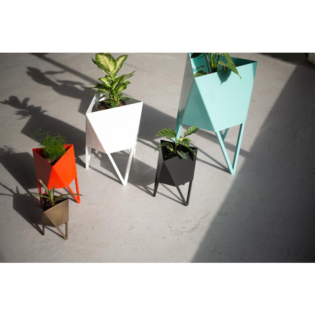 Small Deca Planter in Black by Force/Collide For Sale - Image 4 of 8