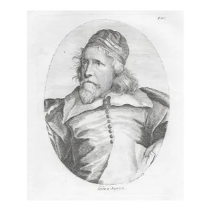 1798 English Architect Inigo Jones Portrait Engraving