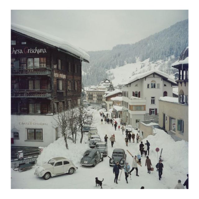 Klosters Slim Aarons C Print For Sale