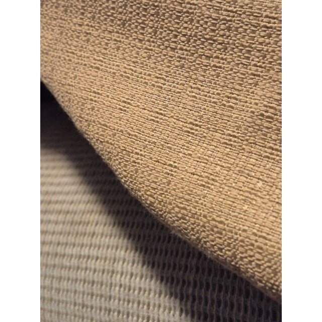 2010s Scalamandre Designer Woven Silk Bourette in Caramel Chroma- 5 2/3 Yards For Sale - Image 5 of 9