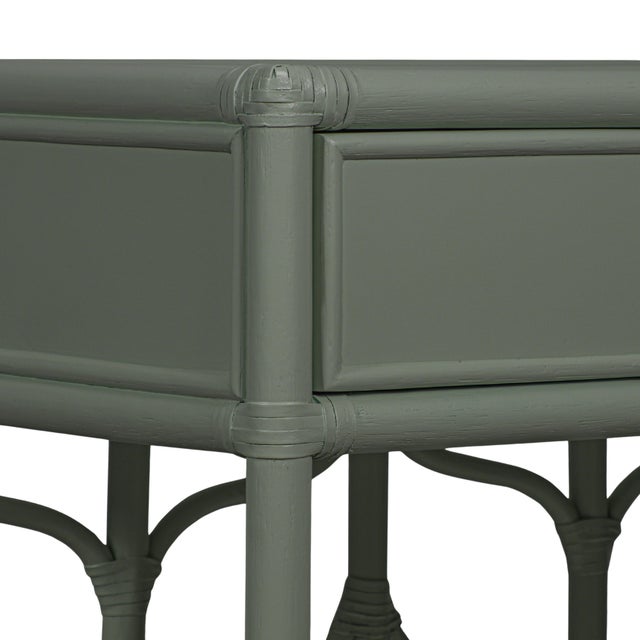 David Francis Ivy Nightstand - Evergreen For Sale - Image 4 of 10