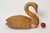 Brown Life-Size Wooden Swan, 1970s For Sale - Image 8 of 17