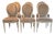 Mid 20th Century Set of Six French Louis XVI Style Dining Chairs For Sale
