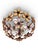 Mid-Century Modern 1960s Title Floral Glass Bloom Wall Sconce in the Style of Ernst Palme For Sale - Image 3 of 4