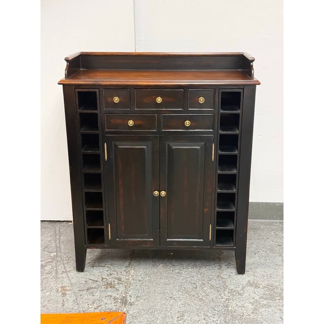 Eastern Furniture Co. Cellar Steward Wine Cabinet For Sale - Image 12 of 12