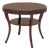 Barbara Barry Attributed Mahogany Circular Occasional Table For Sale