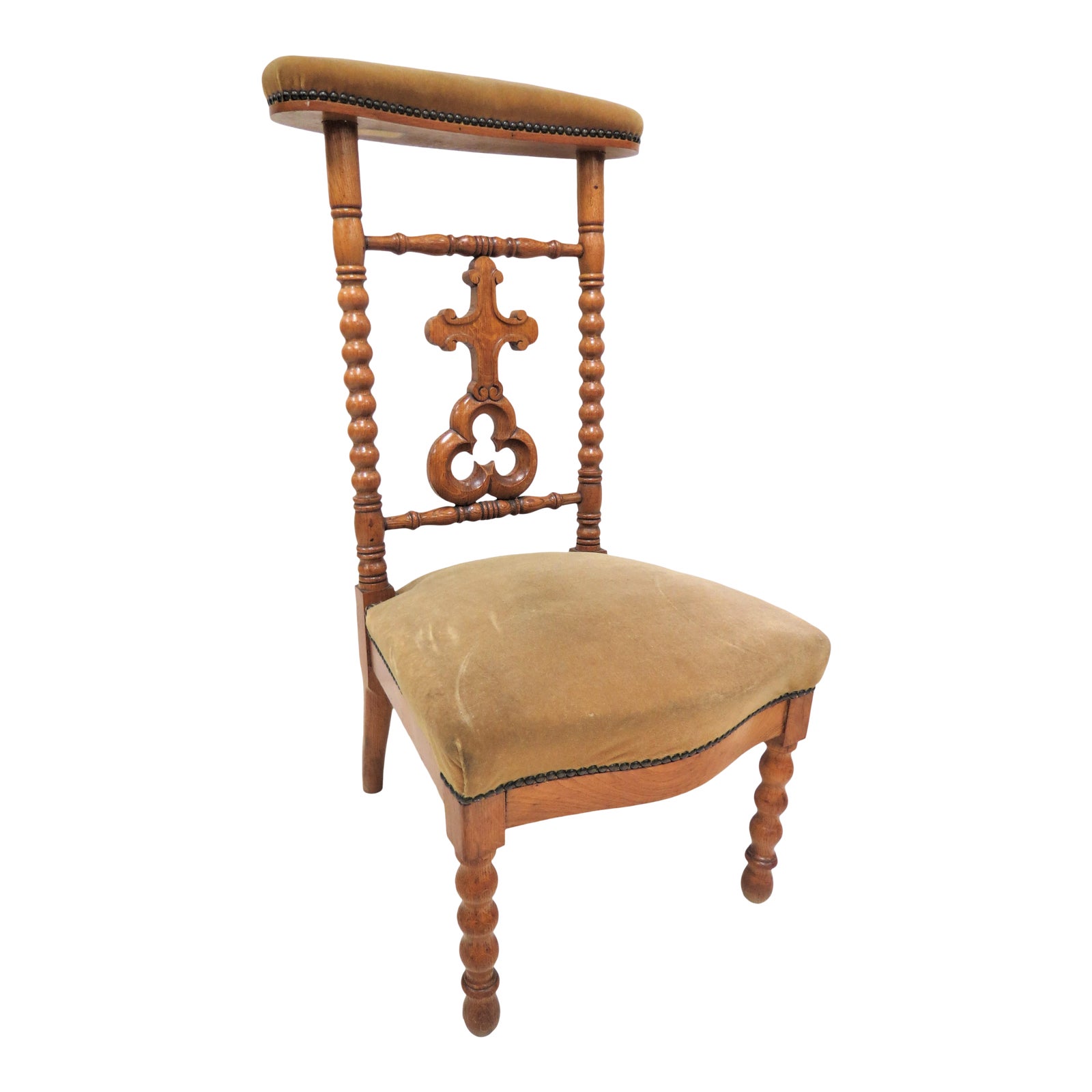 1890s Antique French Prayer Chair Prie Dieu Chairish
