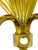 Brass Vintage Pair of Brass & Copper Neoclassical Double-Arm Wall Sconces With Pleated Silk Shades For Sale - Image 8 of 18