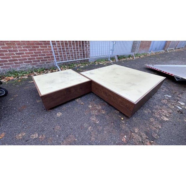 Modernist Minimalist Coffee Tables in Wenge Wood by Jef Verbrak, 1970s, Set of 2 For Sale - Image 5 of 7