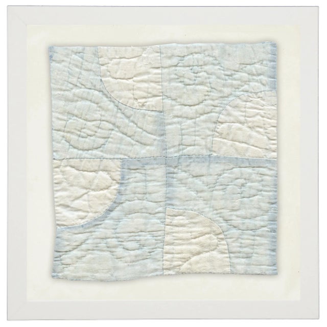 Quilt Square Prints in White Shadowbox - 19" x 19", Set of 4 For Sale - Image 4 of 6
