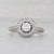 Neil Lane Neil Lane 1.37ctw Round Diamond Halo Engagement Ring 14k White Gold Size 7 For Sale - Image 4 of 9
