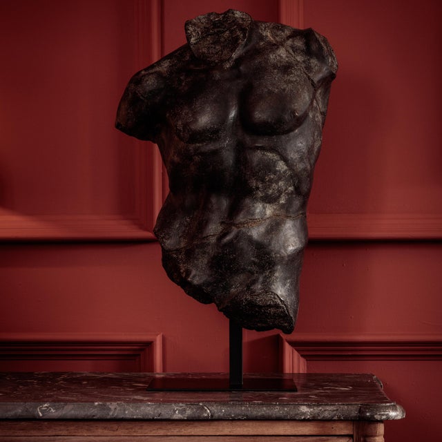 Large Bronze Maximillian Torso from Pure White Lines For Sale - Image 10 of 12