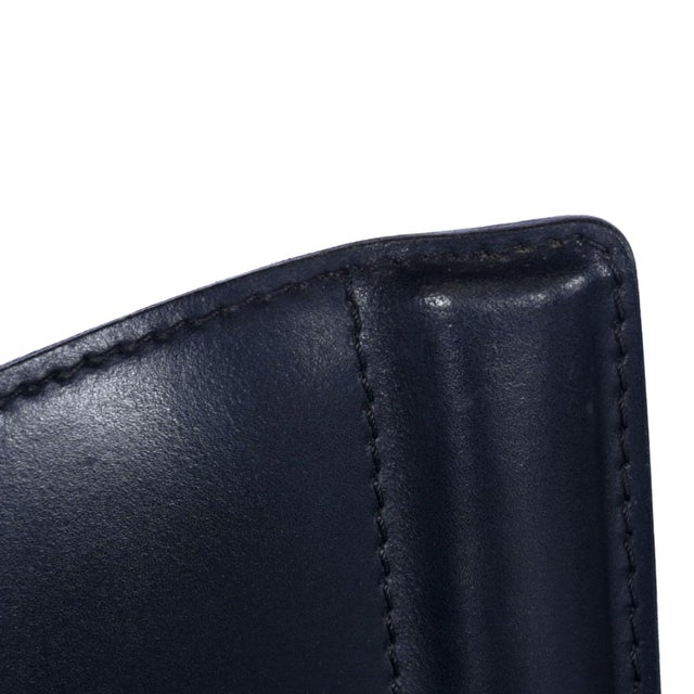 4 Frag Contemporary Italian Black Leather Barstools For Sale - Image 14 of 18