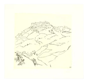 Landscape - Original Etching by Renzo Biasion - 1960s 1960s