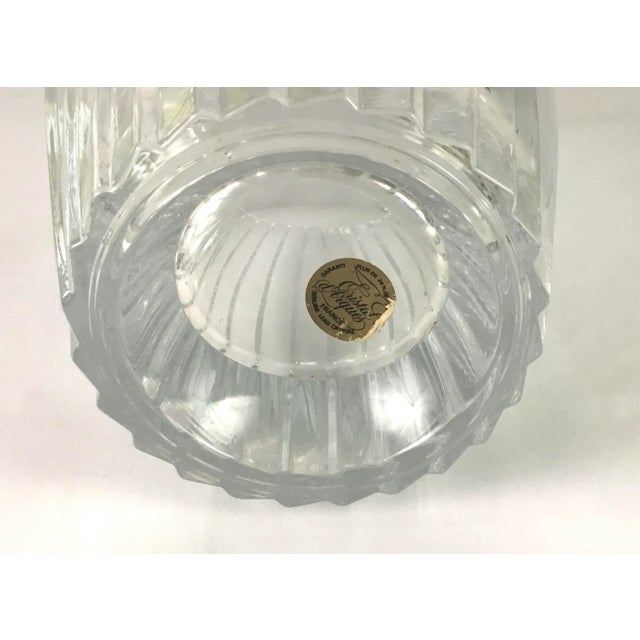 Crystal D’ Arques Lead Crystal Vase For Sale - Image 6 of 7