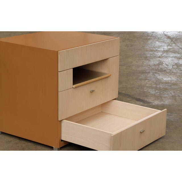 Vintage Nightstand in Beech, 1983 For Sale - Image 10 of 12