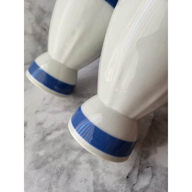 Rustic European Mid 20th Century Rustic European Arabia Finland Egg Cups - a Pair For Sale - Image 3 of 11
