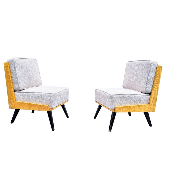 Vintage Beige Lounge Chair by S. Lejkowski, W. Leśniewski, Poland, 1960s For Sale - Image 6 of 6