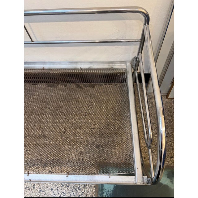 1930s Bauhaus Chrome Daybed by Robert Slezak, 1930s For Sale - Image 5 of 9