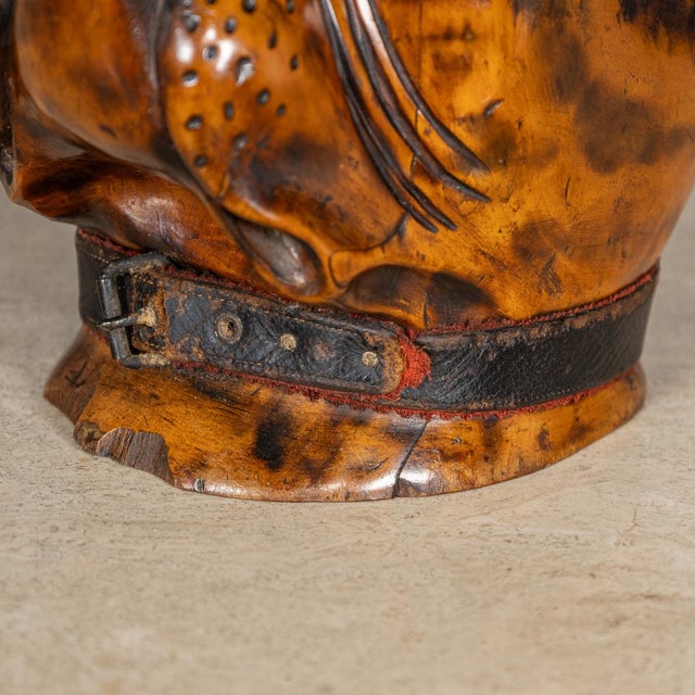 Metal Antique 19th Century Victorian Wood of Life Bulldog Tobacco Jar, 1890s For Sale - Image 7 of 18