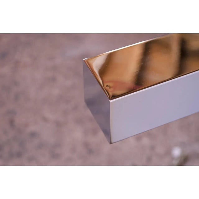 Metal Vintage Adjustable Rectilinear Chrome Floor Lamp by Casella Lighting For Sale - Image 7 of 13