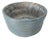 Mid-Century Signed Studio Art Pottery Bowl With Blue Drip Glaze For Sale